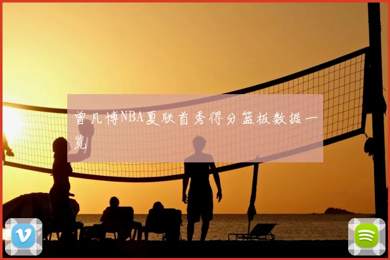 曾凡博NBA夏联首秀得分篮板数据一览